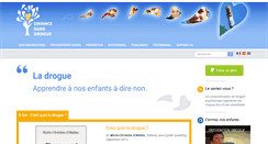 Desktop Screenshot of enfancesansdrogue.org